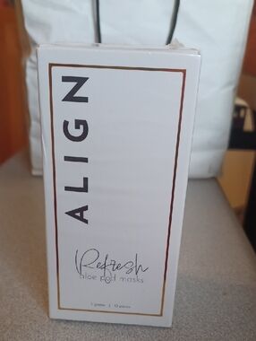 ALIGN Refresh Aloe Pod Masks - White & Gold Box New Unopened.